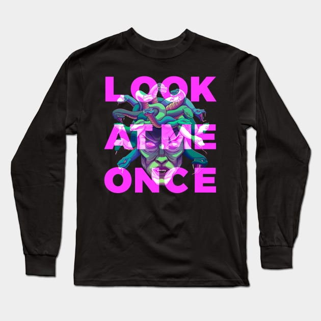Look at me once Long Sleeve T-Shirt by enerimateos